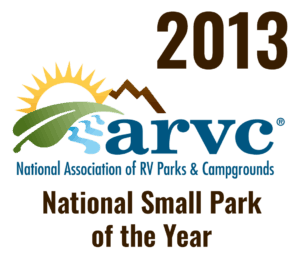 2013 ARVC National Small Park of the Year award