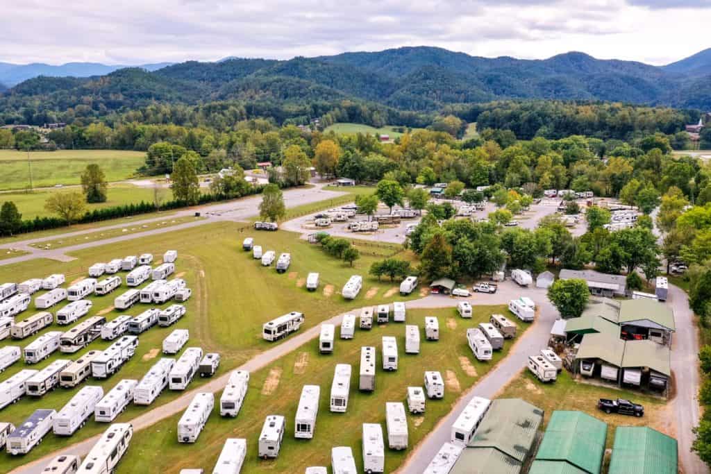 RV storage from the sky