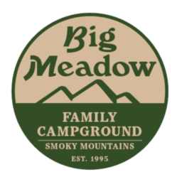 Big meadow family campground logo.