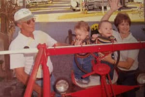 Picture of the Johnson's from the beginning of Big Meadow
